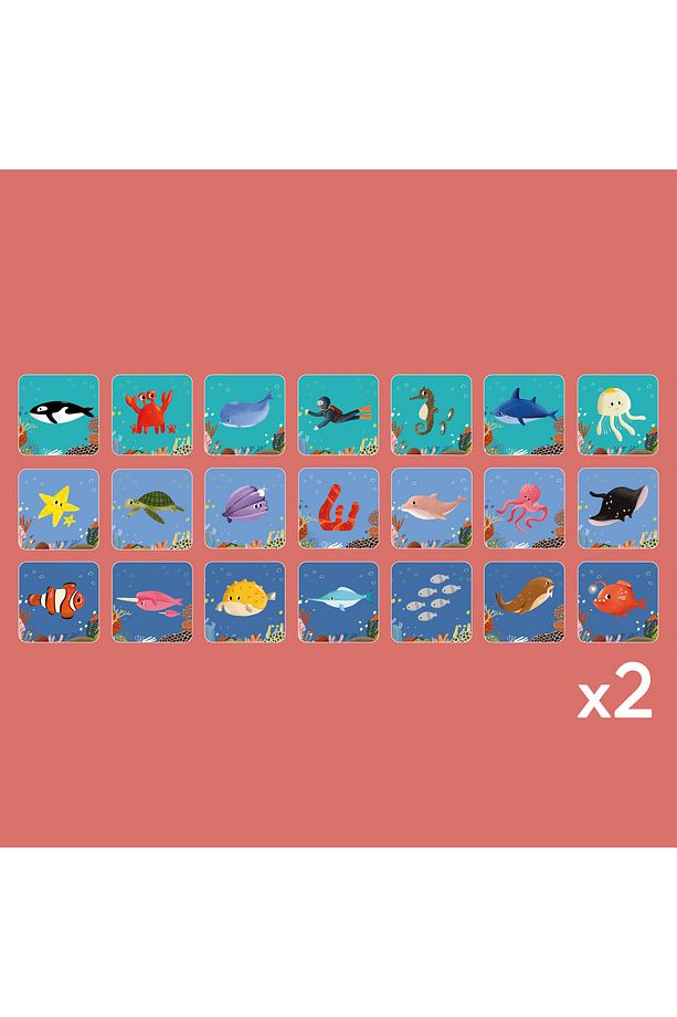 Memory Card Game- Eğitici Su Altı Hafıza Oyunu 3+ Yaş - 4