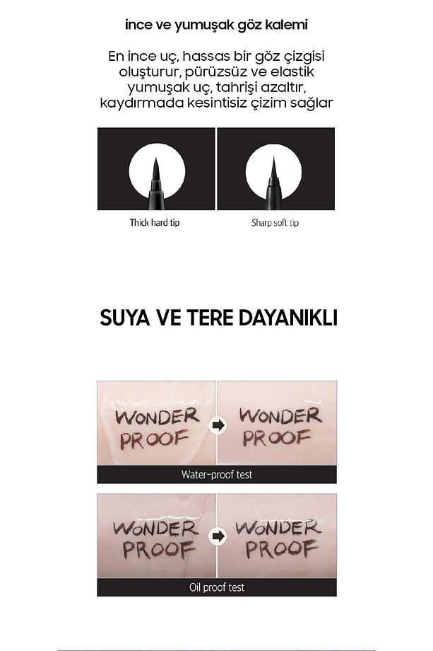 Wonderproof Pen Eyeliner 01 Wonder Black - 4