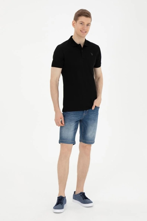 Men's BLACK Polo T-shirt