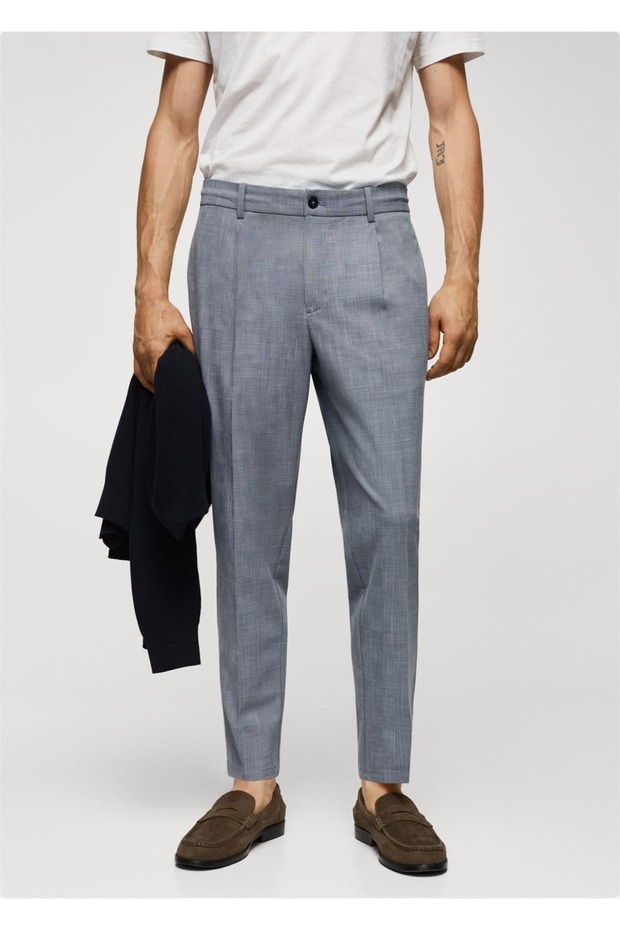 Patterned Clasp Trousers - 1