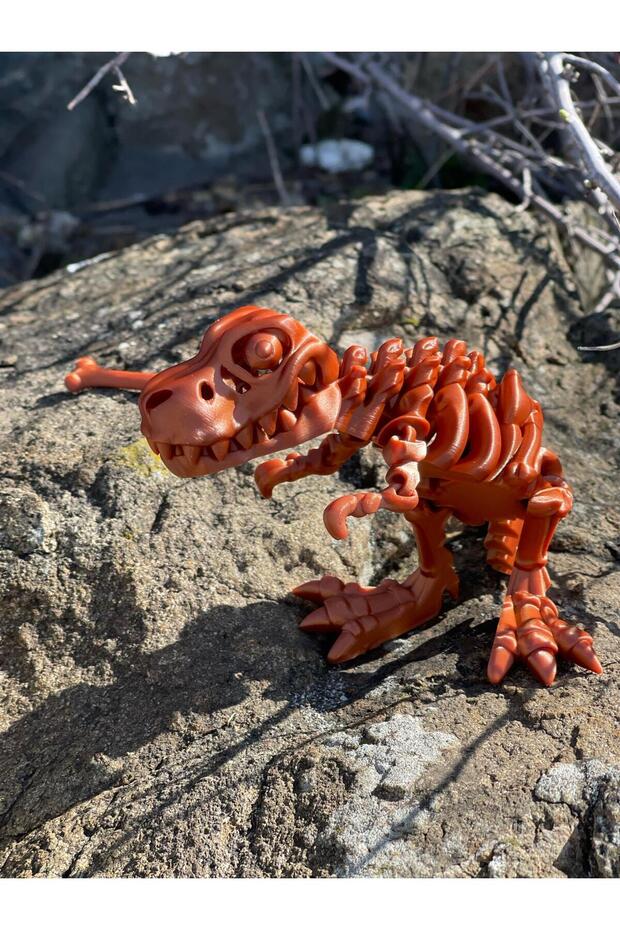 Hareketli Trex Oyuncak Dinozor Figürü - 3