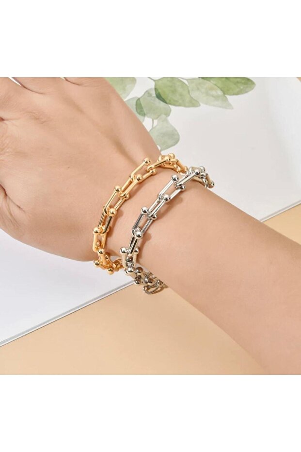 2 Parça Tiffany Model Kolye Bileklik Seti - 6