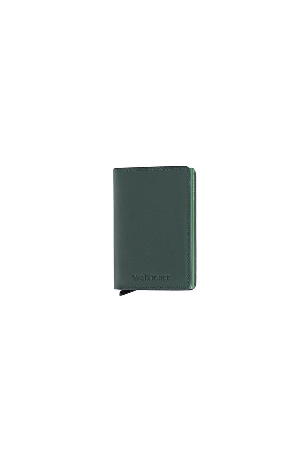 Book Cotton Leather Wallet with Smart Mechanism