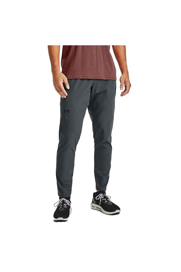 UA UNSTOPPABLE TAPERED PANTS Gri Erkek Eşofman Altı - 2