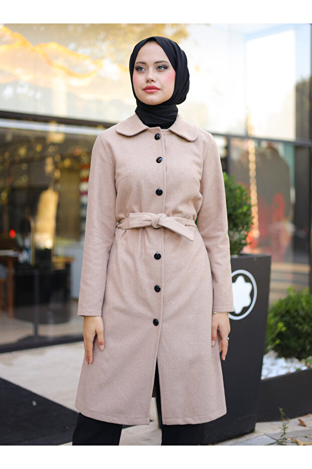 Şapcă / Pardesiu - Camel - ZENANE - 5