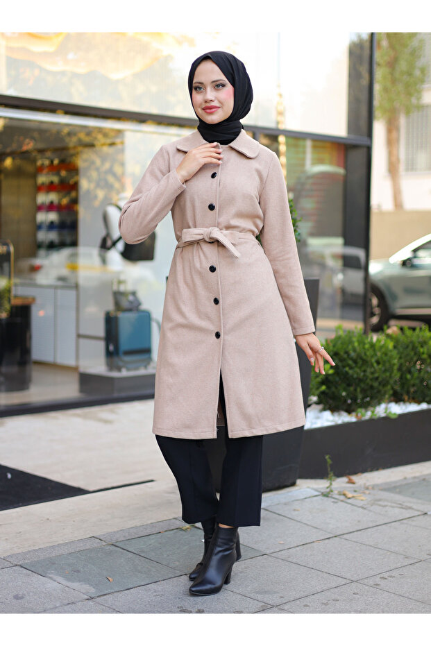 Şapcă / Pardesiu - Camel - ZENANE - 4