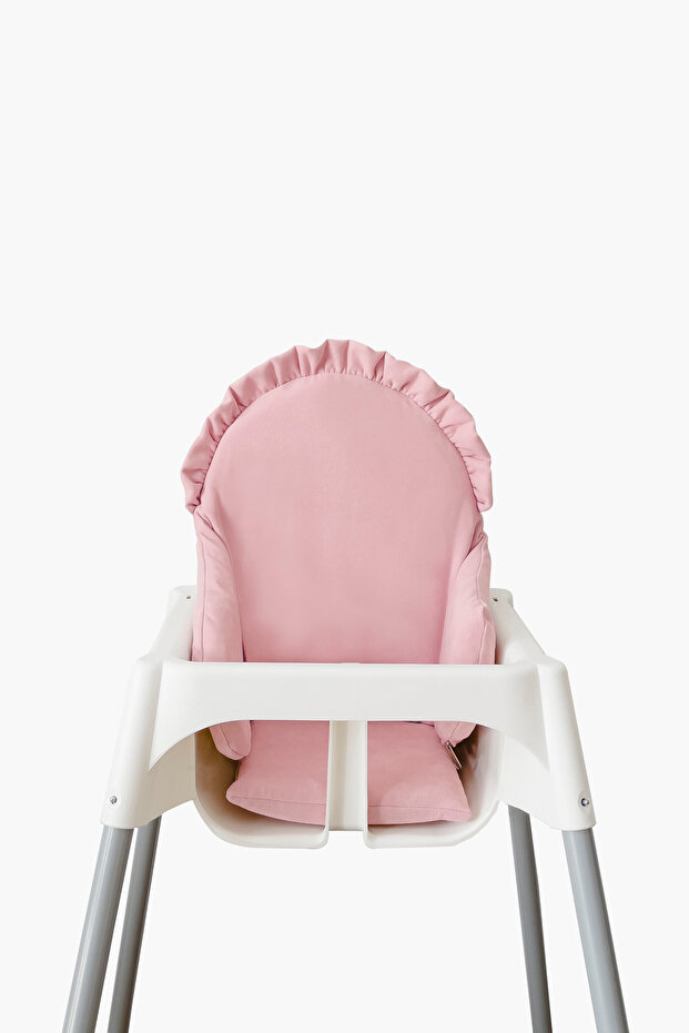 Frilly Pink High Chair Cushion Vintage, Scandinavian, Bohemian