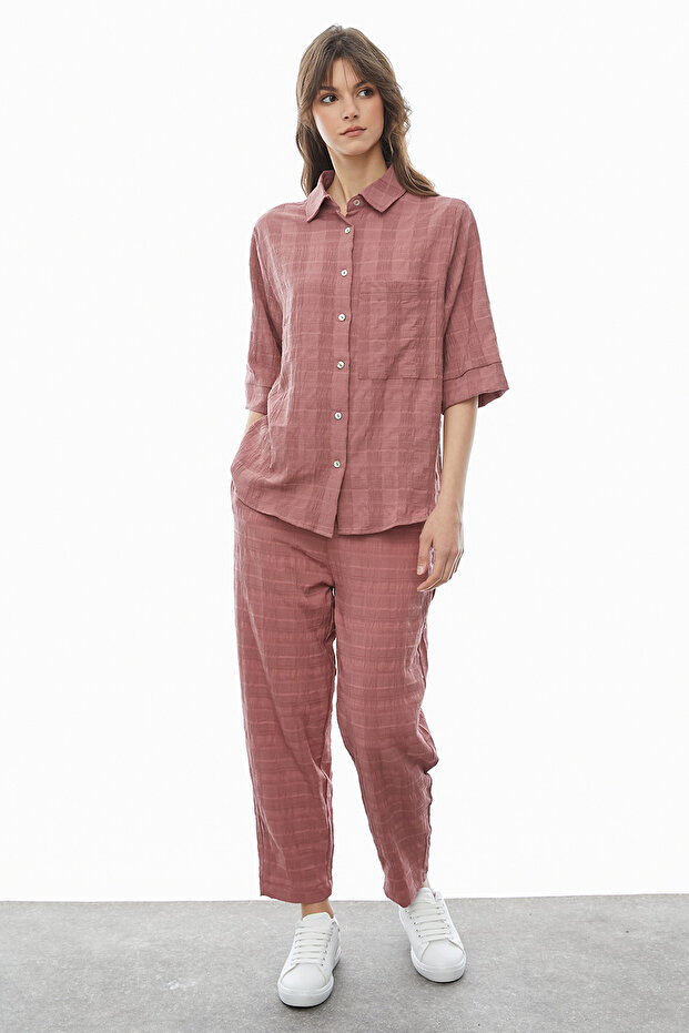 Teksturirane pantalone - 2