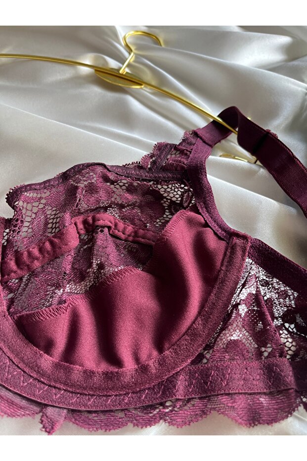 Dantelli Telli Şık Minimizer Toparlayıcı Sütyen - 4