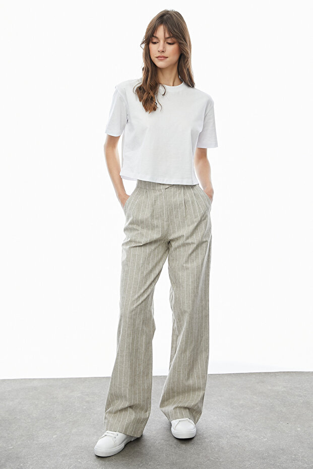 Ριγέ παντελόνι - 2