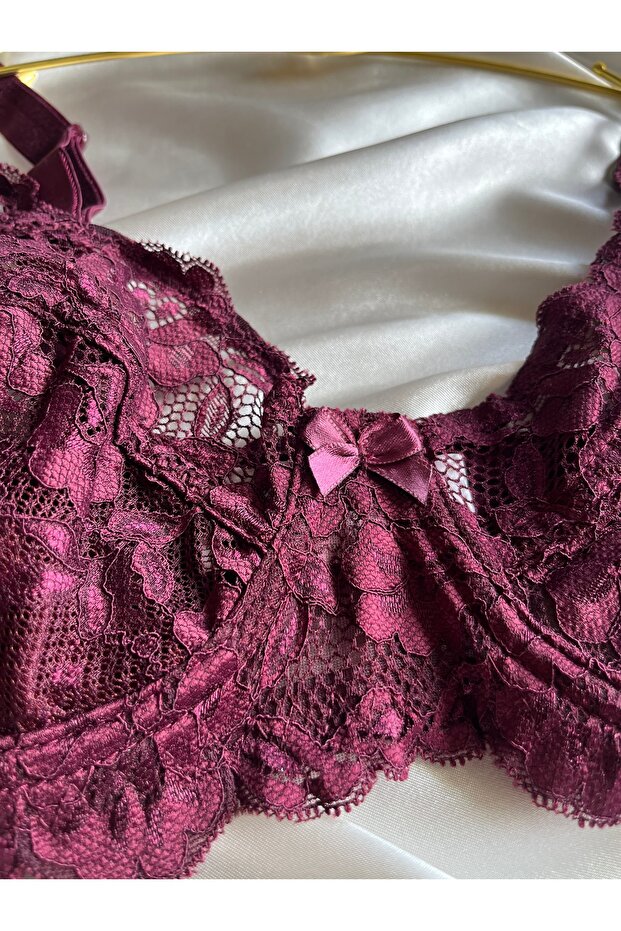 Dantelli Telli Şık Minimizer Toparlayıcı Sütyen - 3