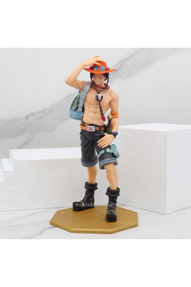 Anime Tek Parça DX10th Action Figure Yangın Yumruk Ace Portgas D Ace Tahsil Figürinler PVC Modeli - 1