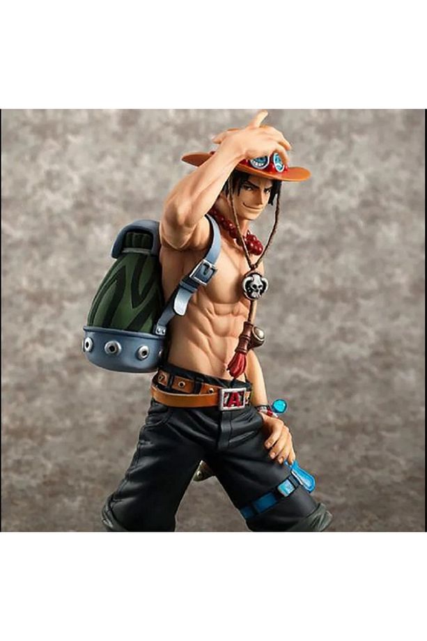 Anime Tek Parça DX10th Action Figure Yangın Yumruk Ace Portgas D Ace Tahsil Figürinler PVC Modeli - 4