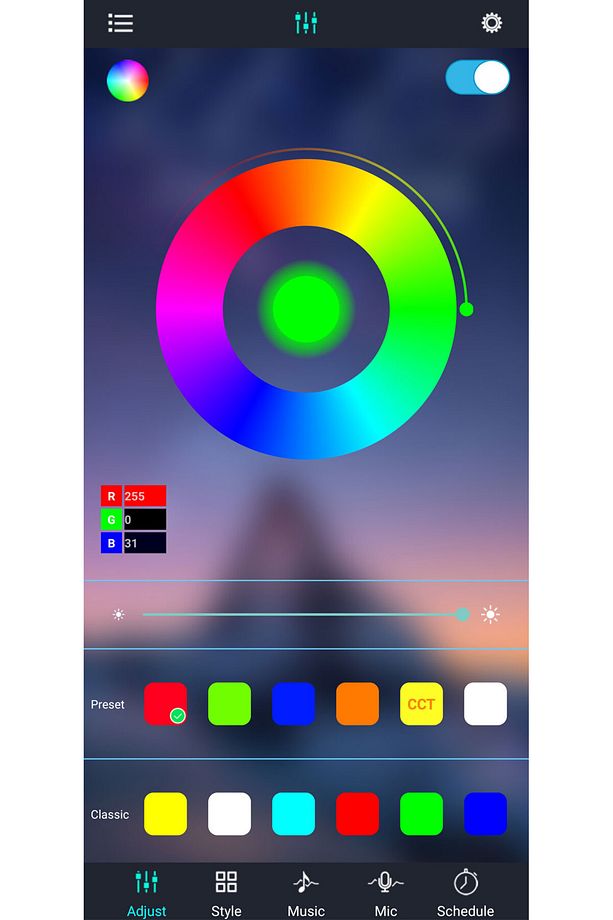 Bluetoothlu Ve Müziğe Duyarlı Rgb Şerit Led Set Tak Çalıştır 5050 3 Çipli Silikonsuz 6-10 Metre - 3