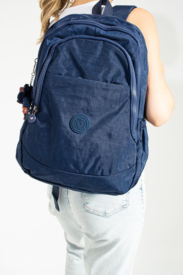 Water Resistant Multi-Compartment Unisex Convenient Backpack with Gorilla Mascot, Schoolbag, Mother Bag