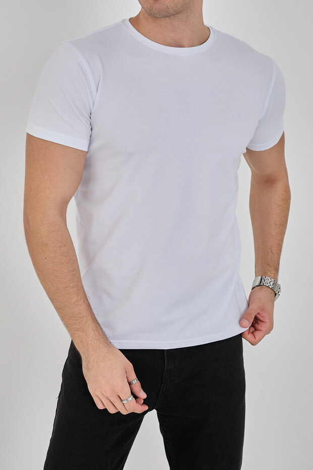 Erkek Basic T-Shirt - 3