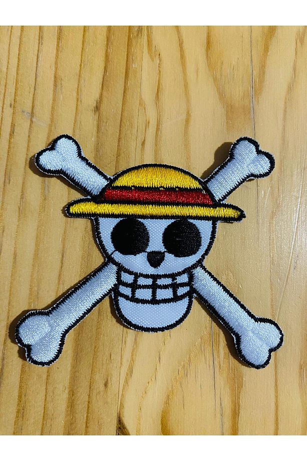 One Piece Luffy Hasır Şapka Yama Patch 6x6 Cm - 1