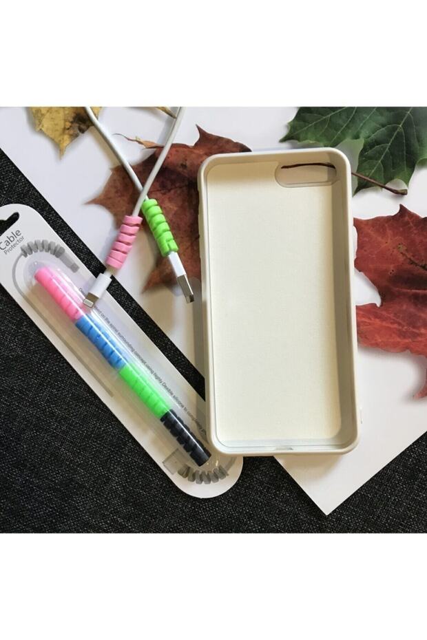 حافظة لهاتف آيفون 8 بلس، حافظة آيفون 7 بلس، سيليكون ناعم، تصميم وجه مبتسم - 2