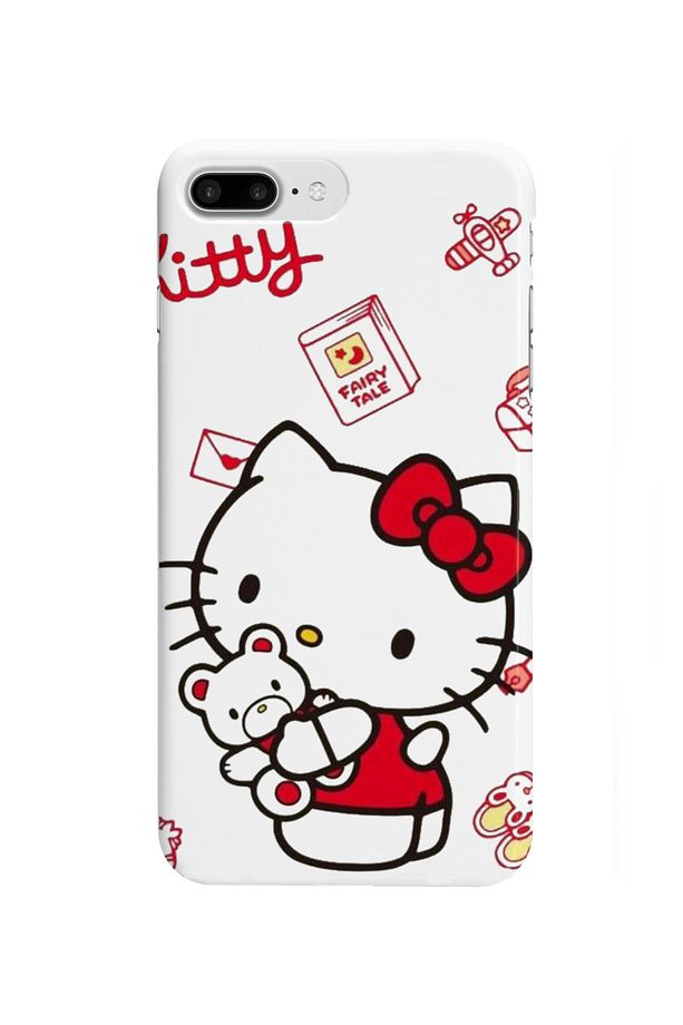 Iphone 8 Plus Için Kılıf, Iphone 7 Plus Kılıf, Yumuşak Silikon ,hello Kitty Tasarımlı - 1