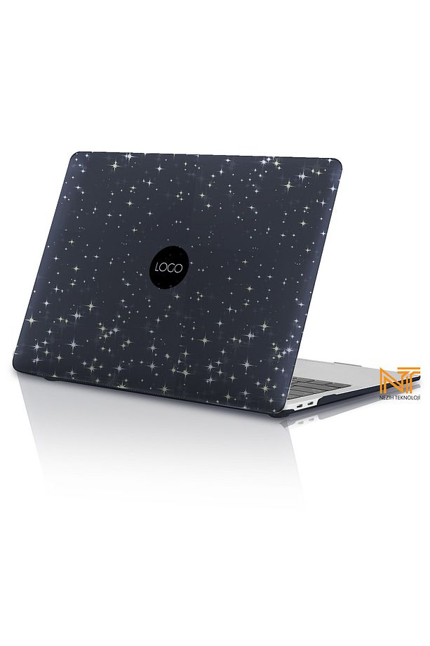 Apple Macbook Air 13.3 M1 2020 Simli Parlak Crystal 360 Derece Tam Korumalı Kapak A1932/a2179/a2337 - 1
