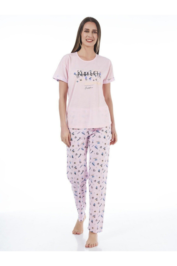 Short Sleeve Viscose Women's Pajama Set