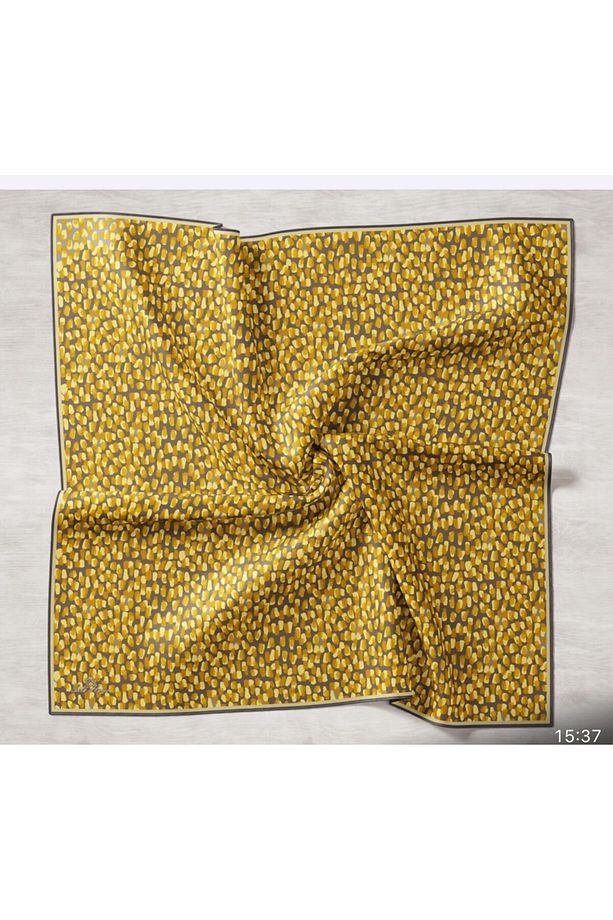 %100 Twill İpek Eşarp-Yaz Sezonu 2024 - 1