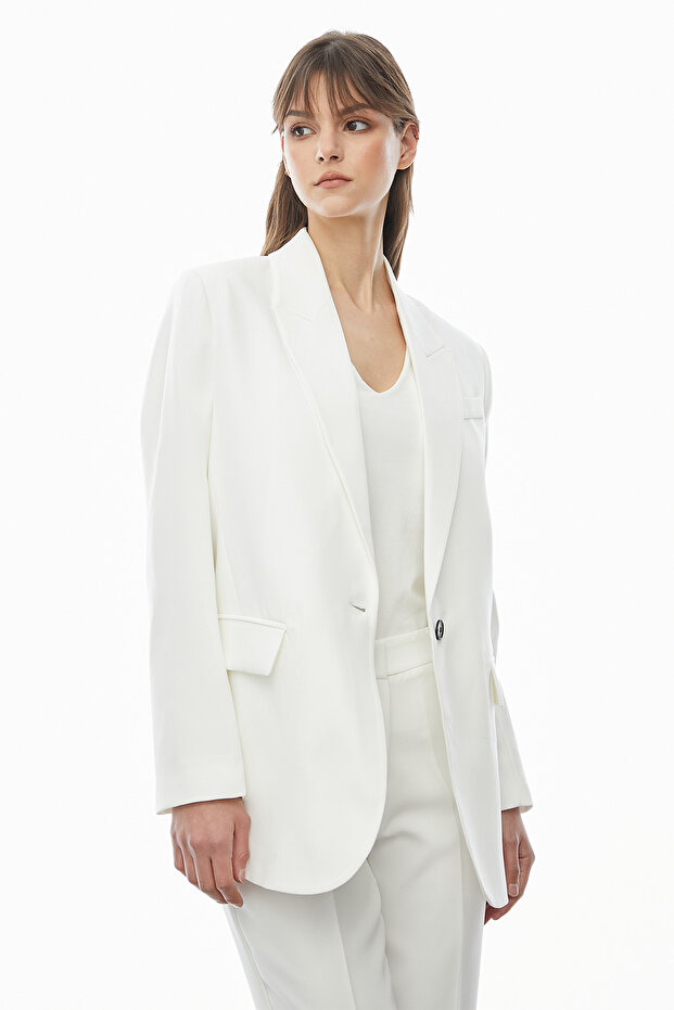Single Button Jacket - 2