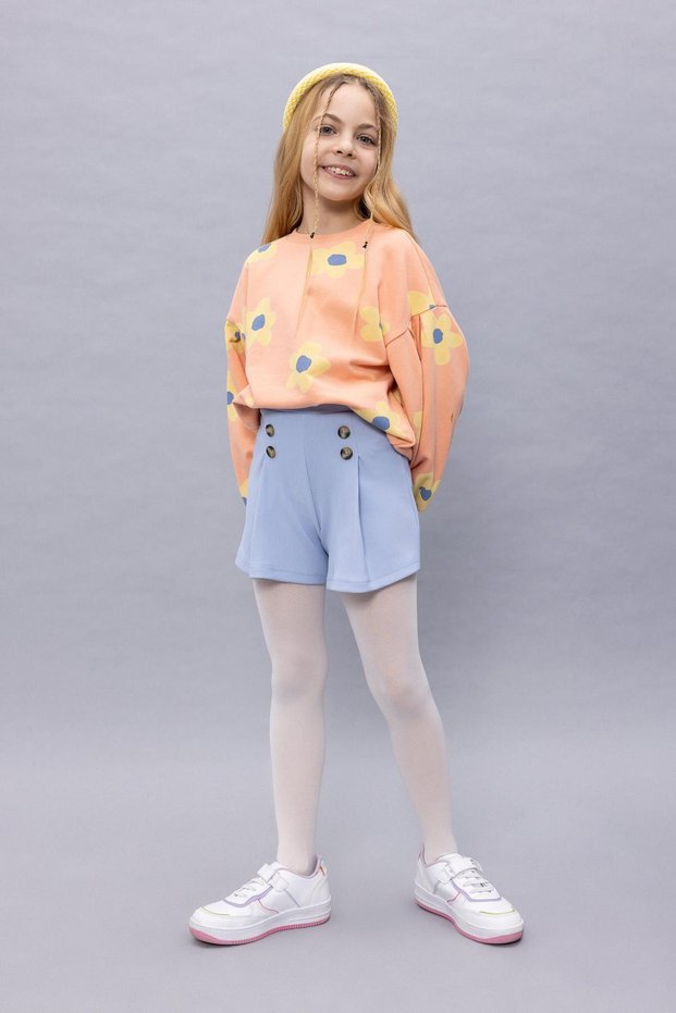 Girl's Shorts Pantyhose Set of 2 Z5415a623sm