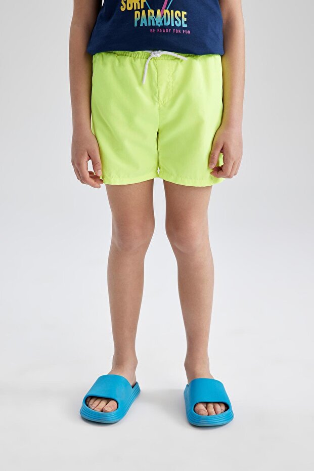 Erkek Çocuk Basic Düz Deniz Şortu Z9302a623hs - 5