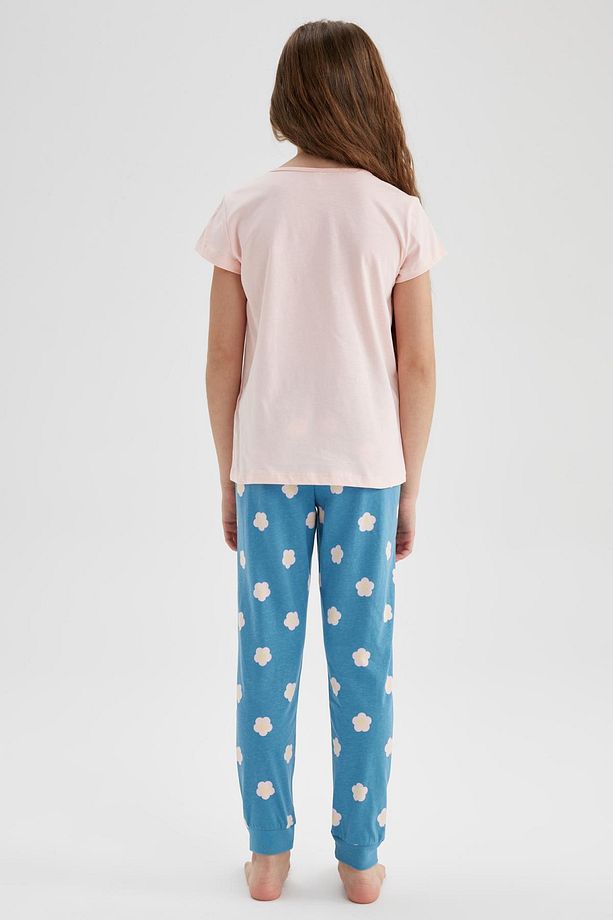 Kız Çocuk Baskılı Kısa Kollu Pijama Takımı A1362a823sm - 3