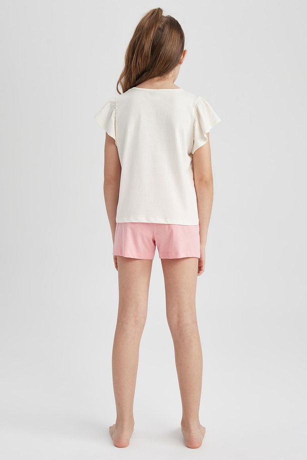 Kız Çocuk Baskılı Kısa Kollu Pijama Takım A1601a823sm - 5
