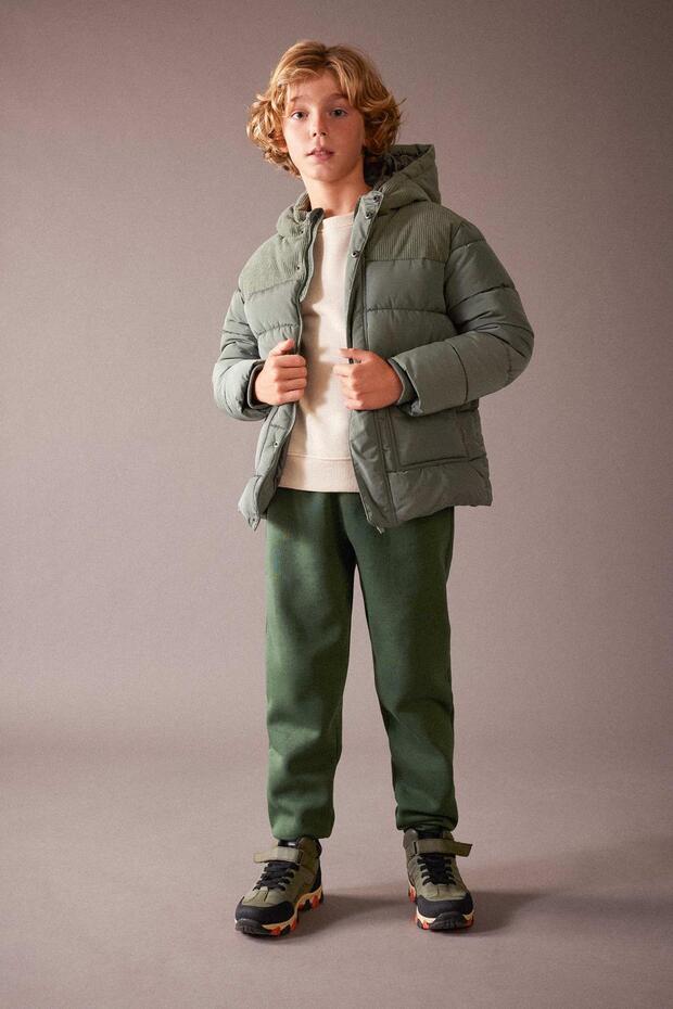 Erkek Çocuk Su I?tici Kapüşonlu Şişme Mont A2270a823wn - 2