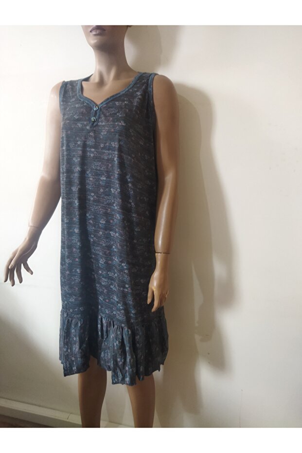 Baskılı Gecelik-Elbise - 2