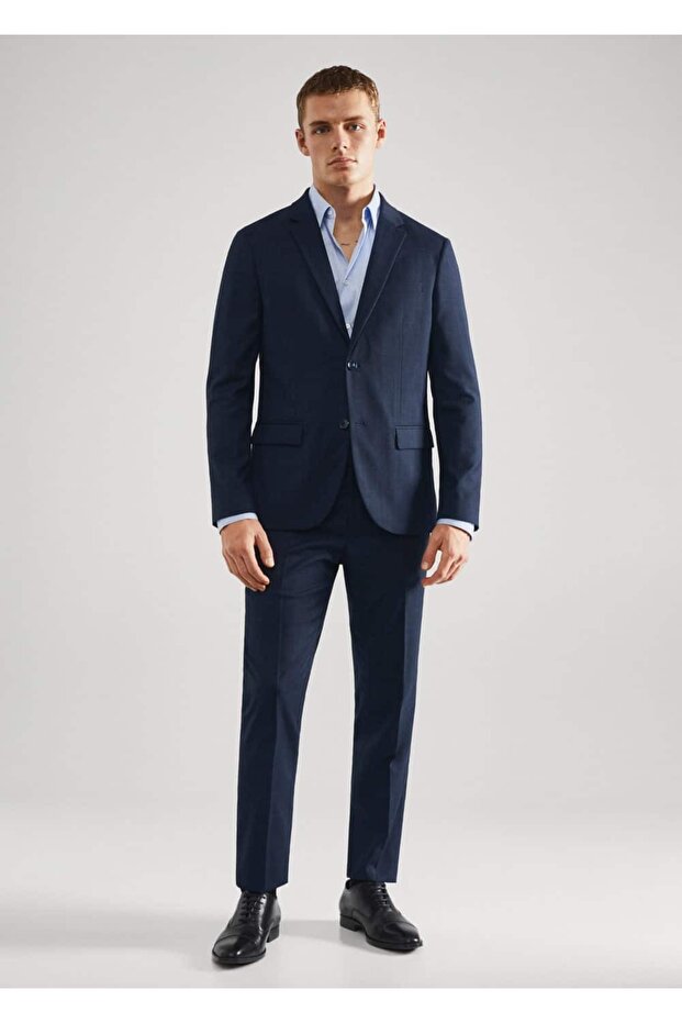 Süper Dar Kesimli Blazer Ceket - 2