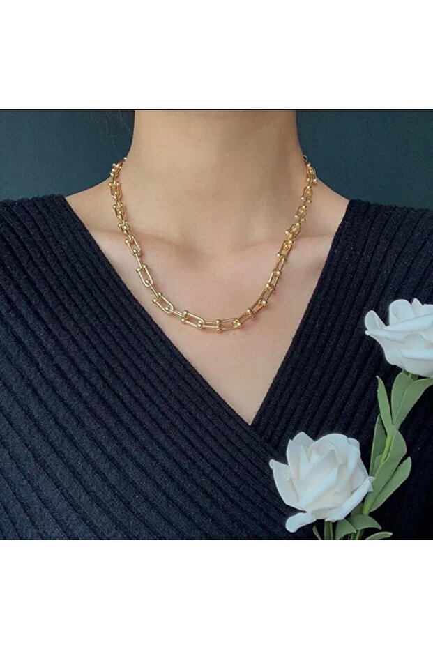 2 Parça Tiffany Model Kolye Bileklik Seti - 2