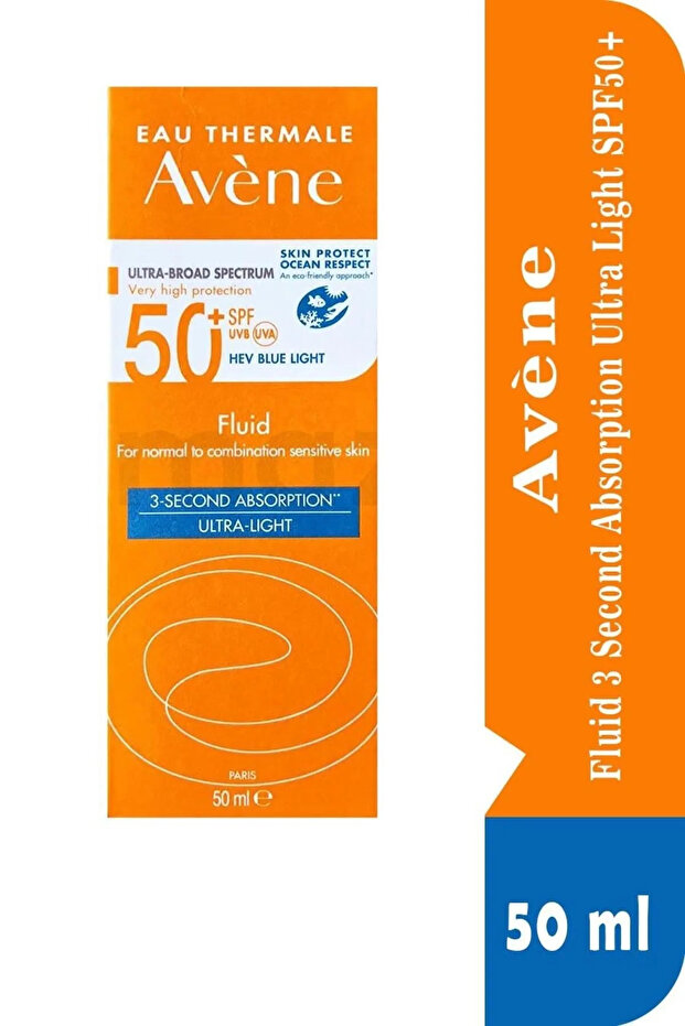 Fluid 3 Second Absorption Ultra Light SPF50+ 50 ml - 1