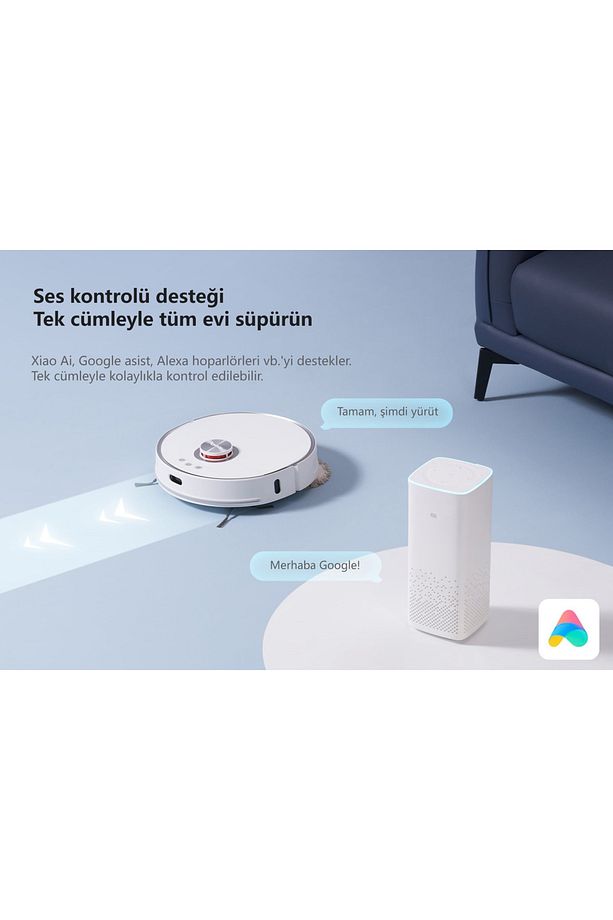 W2 Edge 12.000 Pa Paspas Kaldıran Akıllı Robot Süpürge - 6