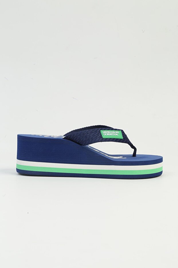 ®| İTHAL Women's Navy Blue Slippers BNI-10218