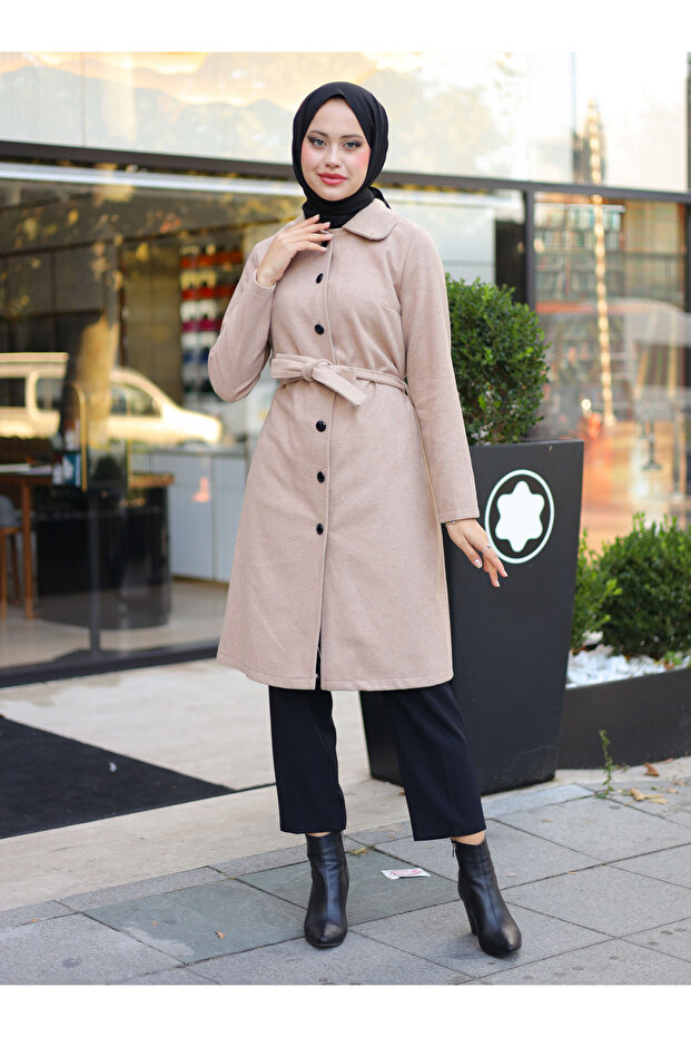 Şapcă / Pardesiu - Camel - ZENANE - 1