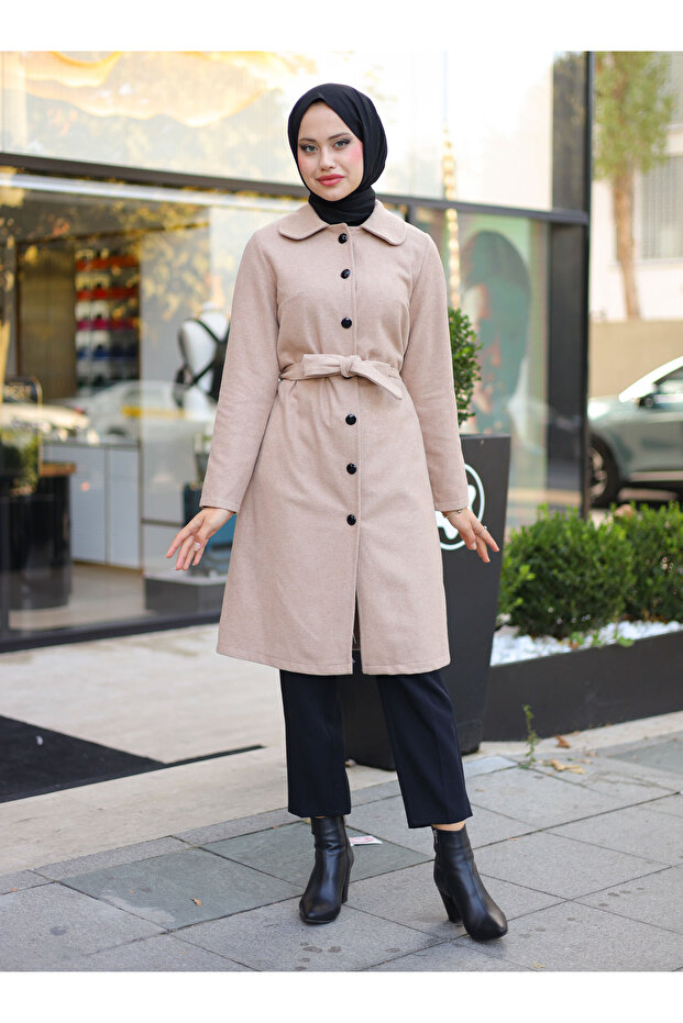 Şapcă / Pardesiu - Camel - ZENANE - 2