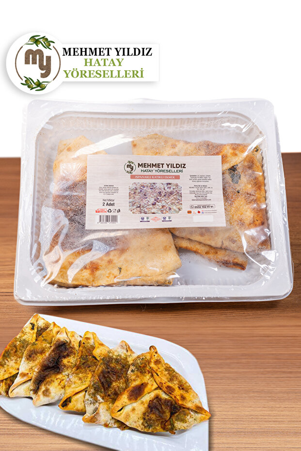 Ispanaklı Katıklı Ekmek 2 Adet