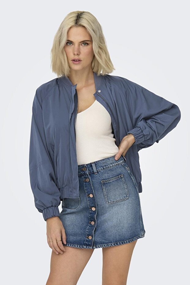 Kadın Mınna Oversıze Bomber Ceket - 1