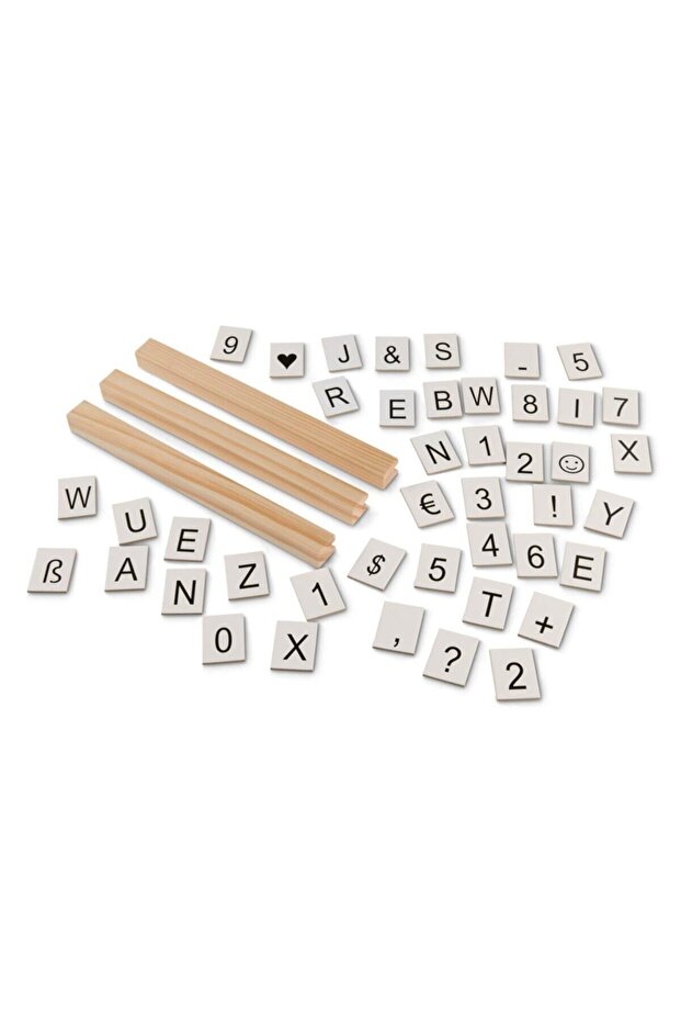 Ahşap Harf Şeridi - 3