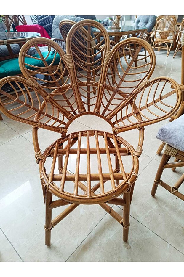 Zebra Bambu Papatya Tek Kişilik Sandalye - 1