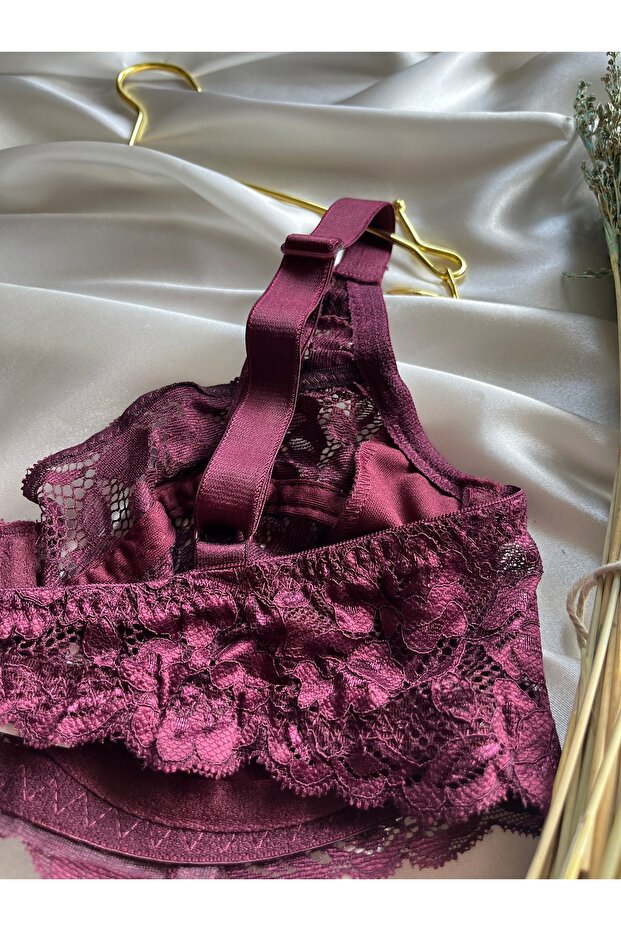 Dantelli Telli Şık Minimizer Toparlayıcı Sütyen - 5