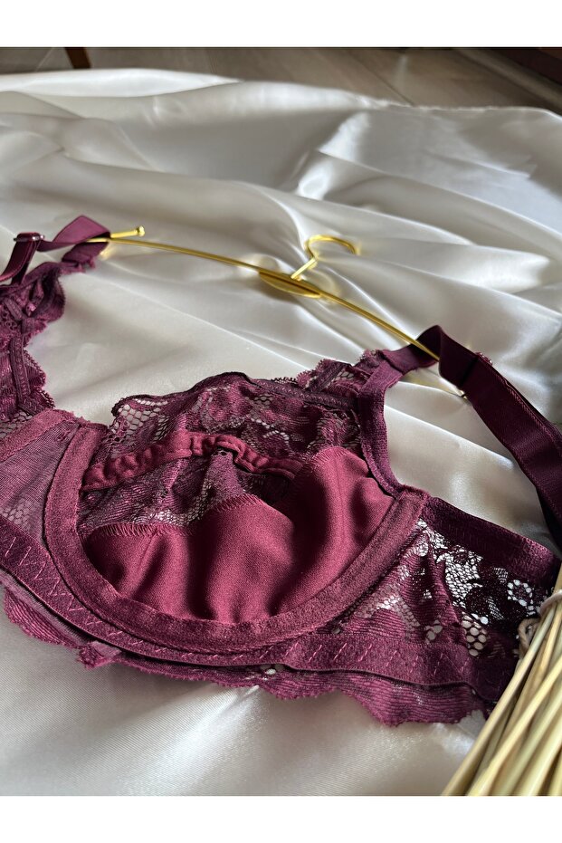 Dantelli Telli Şık Minimizer Toparlayıcı Sütyen - 2