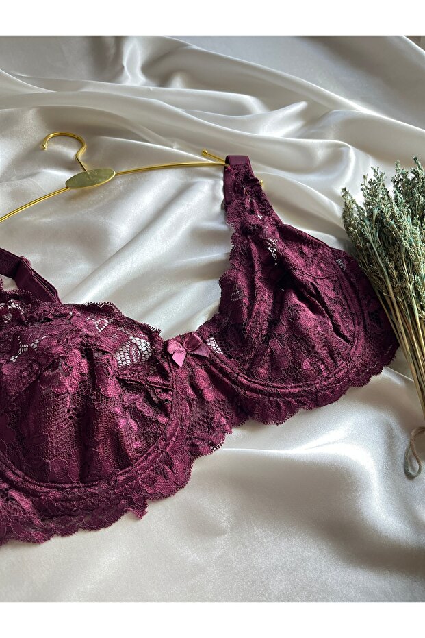 Dantelli Telli Şık Minimizer Toparlayıcı Sütyen - 1