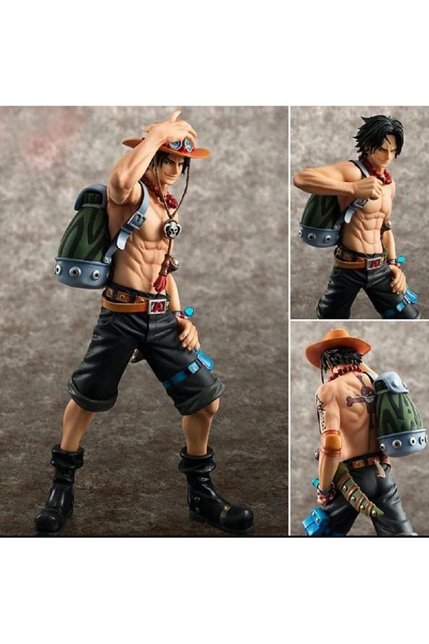 Anime Tek Parça DX10th Action Figure Yangın Yumruk Ace Portgas D Ace Tahsil Figürinler PVC Modeli - 3