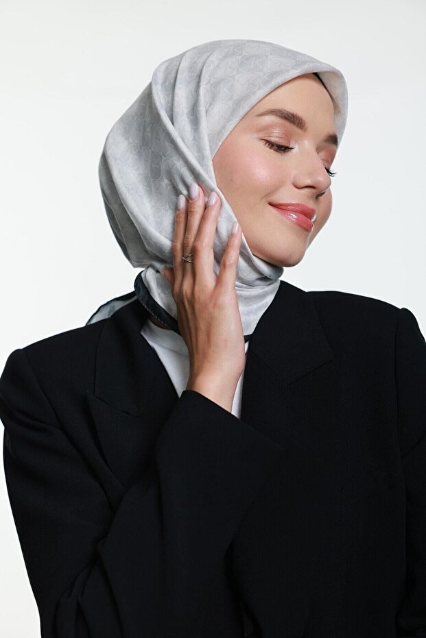 Eșarfă din bumbac Mk Dama Albă - 2