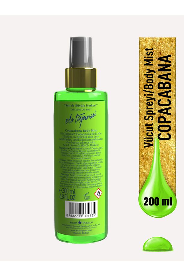Copacabana Vücut Spreyi - 200 ML EGY0017 - 3